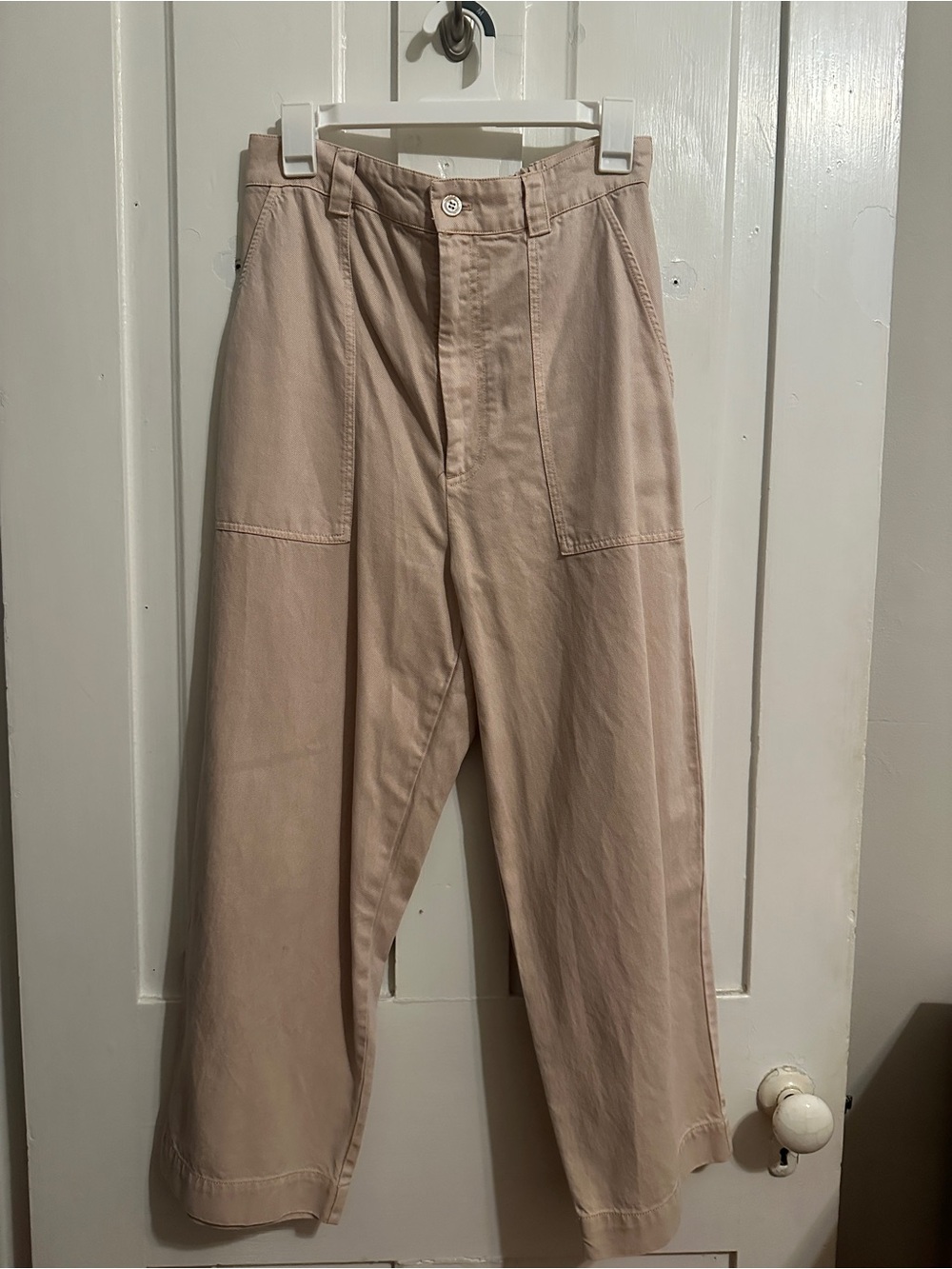 YFB Wide-Leg Pants in Light Beige